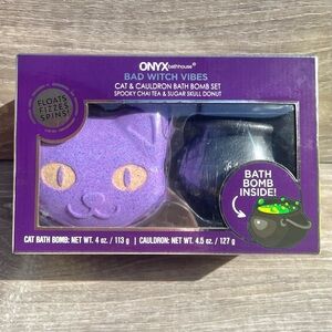ONYX bathhouse Bad Witch Vibes Halloween Bath Bomb Set